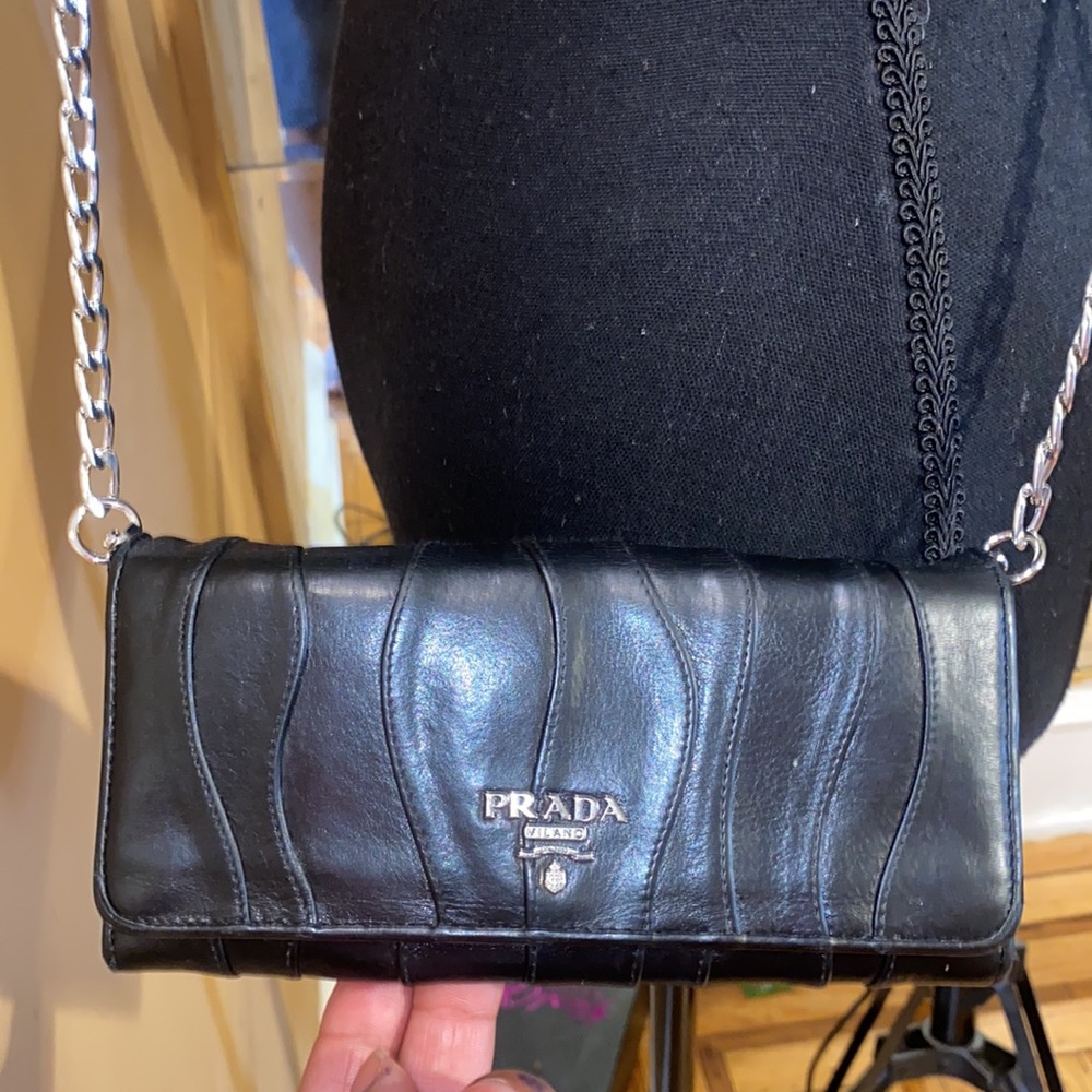 Authentic Prada Wallet Crossbody Bag